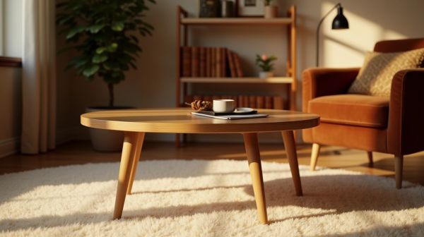 Tables basses rondes : styles variés pour tous les intérieurs