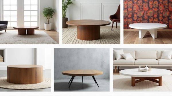 Tables basses rondes : styles variés pour tous les intérieurs